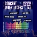affiche concert inter-lycées
